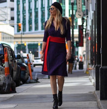 THAT DRESS~ EGGPLANT AND RED