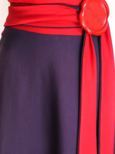 THAT DRESS~ EGGPLANT AND RED