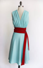 THAT DRESS ~SEAFOAM BLUE AND RED
