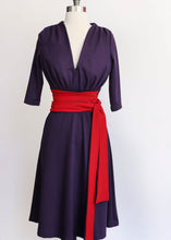 THAT DRESS~ EGGPLANT AND RED