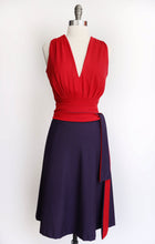 THAT DRESS~ RED AND EGGPLANT