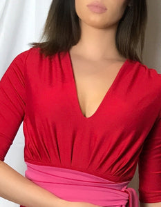 THAT DRESS~ RED AND PINK
