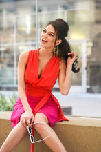 THAT DRESS~ TANGERINE AND FUSHIA